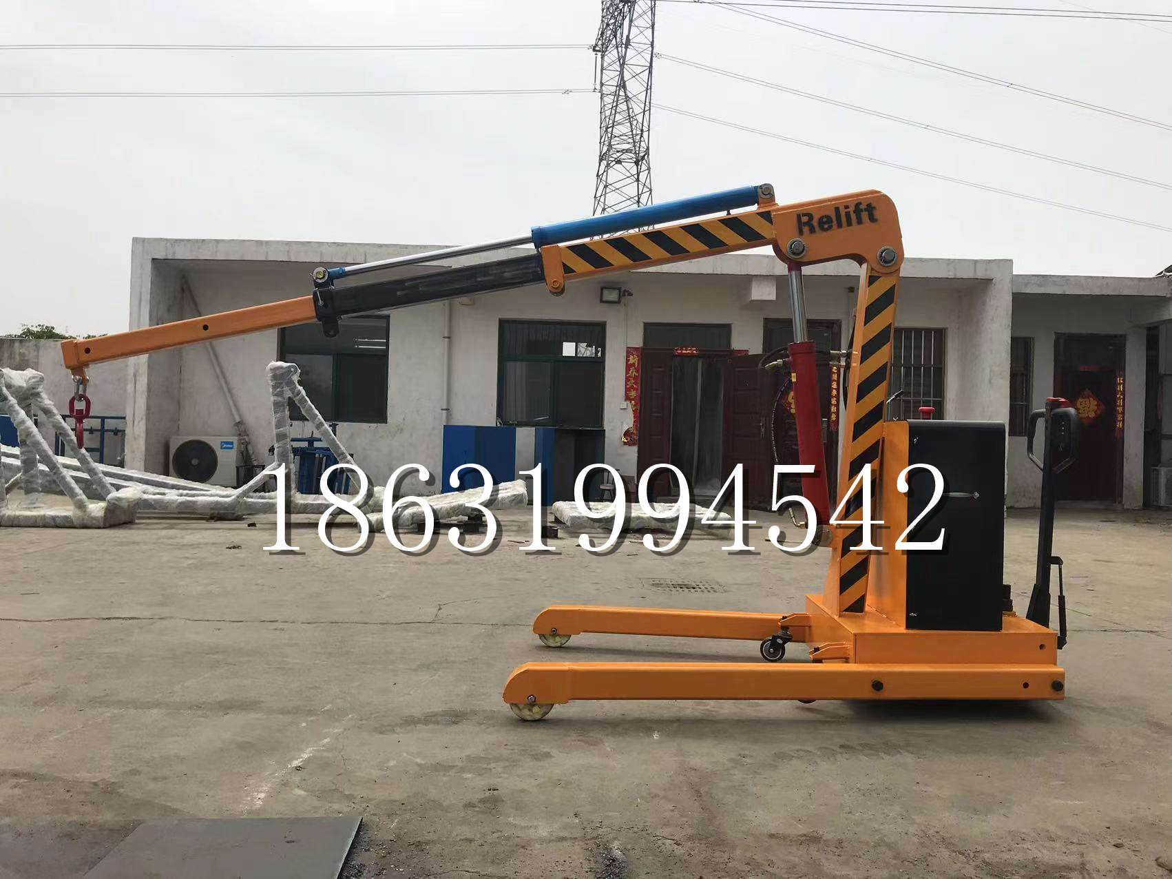 新巴尔虎右旗久征定做3吨三轮随车吊 农用园林绿化移树吊 平板工程用小吊机